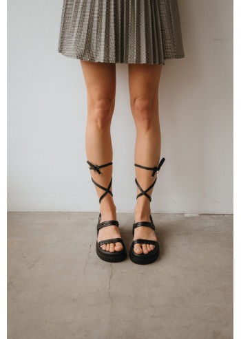 Lace-Up Gladiator Platform...