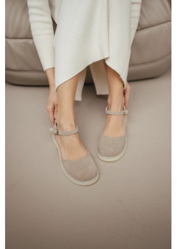 Ankle-strap Mary Jane flats