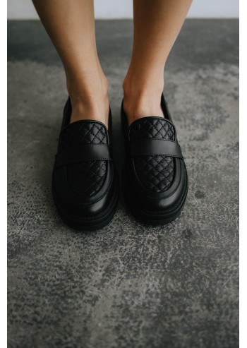 Quilted Penny Loafers