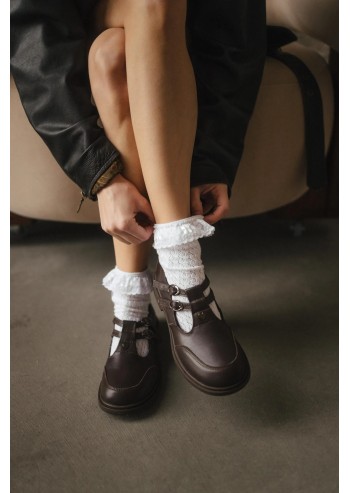 Double-strap T-bar Mary Janes